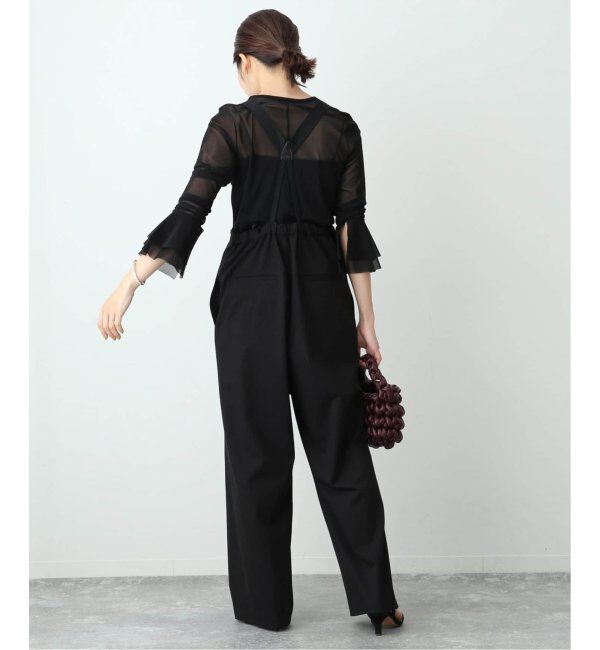 SLOBE IENA「《追加2》ラッフルスリーブチュールプルオーバー」|Tシャツ・カットソー|