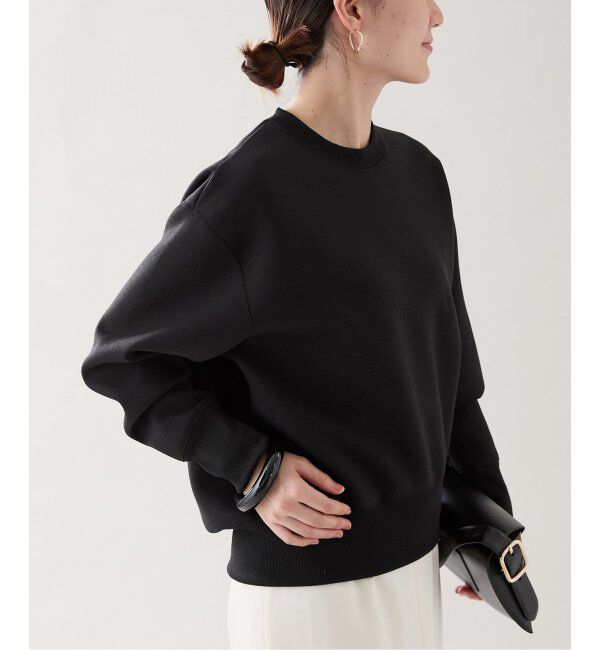VERMEIL par iena「エアクッション ジャージプルオーバー」|スウェット・ジャージ|ブラック A
