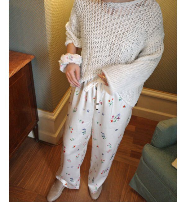 SLOBE IENA「LOGAN/ローガン SLOBE別注 メッシュプルオーバー LG-25SS09」|ニット・セーター|