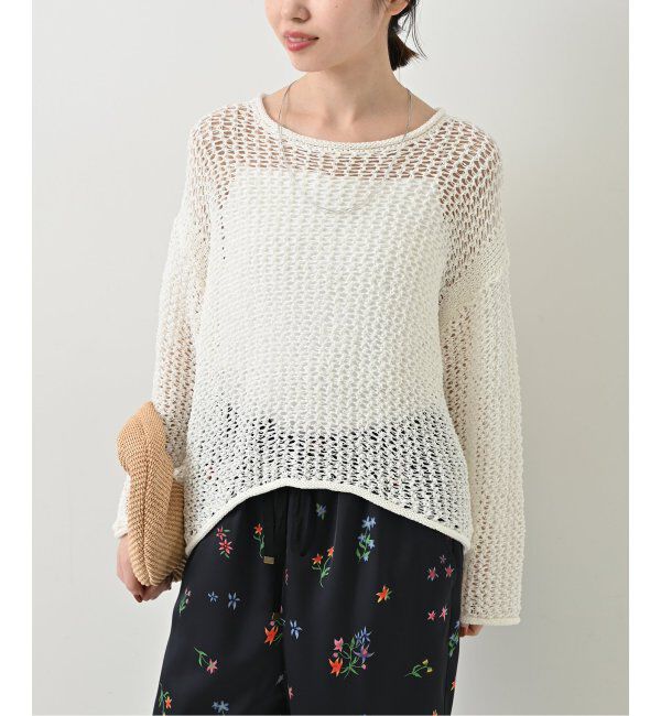 SLOBE IENA「LOGAN/ローガン SLOBE別注 メッシュプルオーバー LG-25SS09」|ニット・セーター|