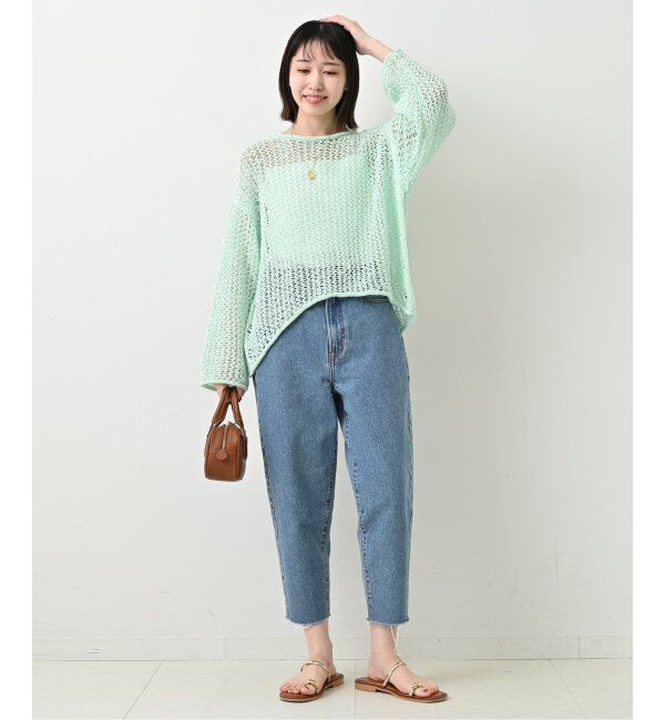 SLOBE IENA「LOGAN/ローガン SLOBE別注 メッシュプルオーバー LG-25SS09」|ニット・セーター|