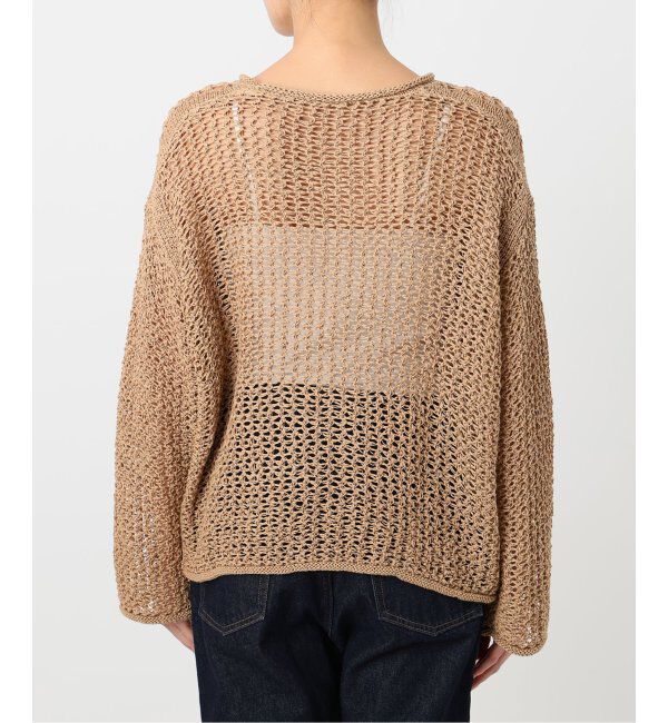 SLOBE IENA「LOGAN/ローガン SLOBE別注 メッシュプルオーバー LG-25SS09」|ニット・セーター|