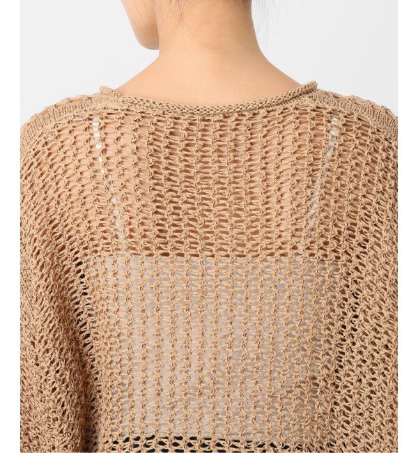 SLOBE IENA「LOGAN/ローガン SLOBE別注 メッシュプルオーバー LG-25SS09」|ニット・セーター|