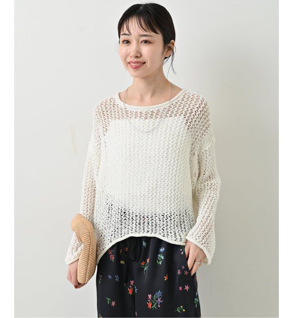 SLOBE IENA「LOGAN/ローガン SLOBE別注 メッシュプルオーバー LG-25SS09」|ニット・セーター|