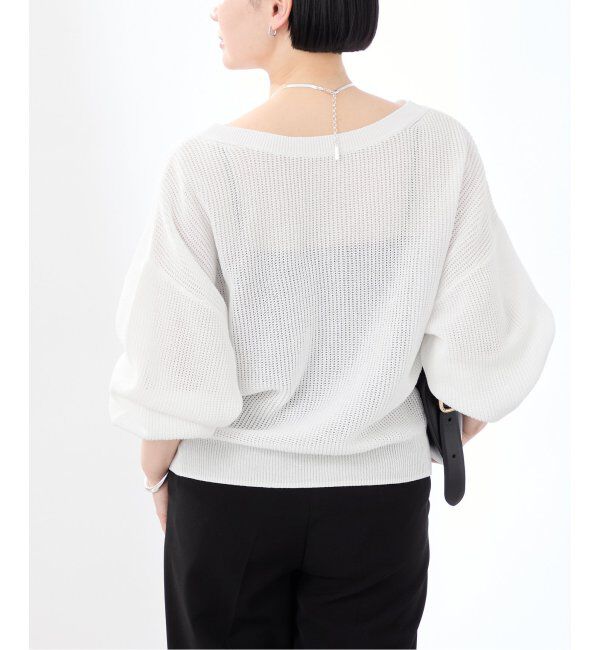 VERMEIL par iena「Crisp Cotton Relax プルオーバー」|ニット・セーター|