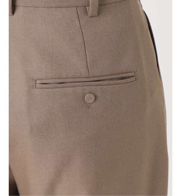 SLOBE IENA「PEツイルワイド2タックスラックス」|スラックス|