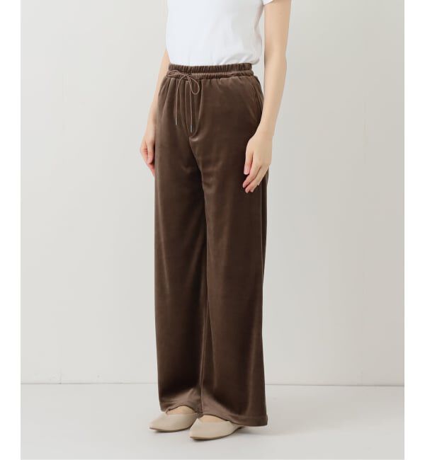 VERMEIL par iena「トリアセベロアパンツ」|その他|