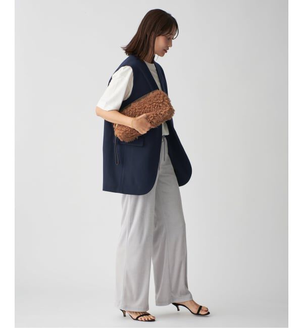 VERMEIL par iena「トリアセベロアパンツ」|その他|