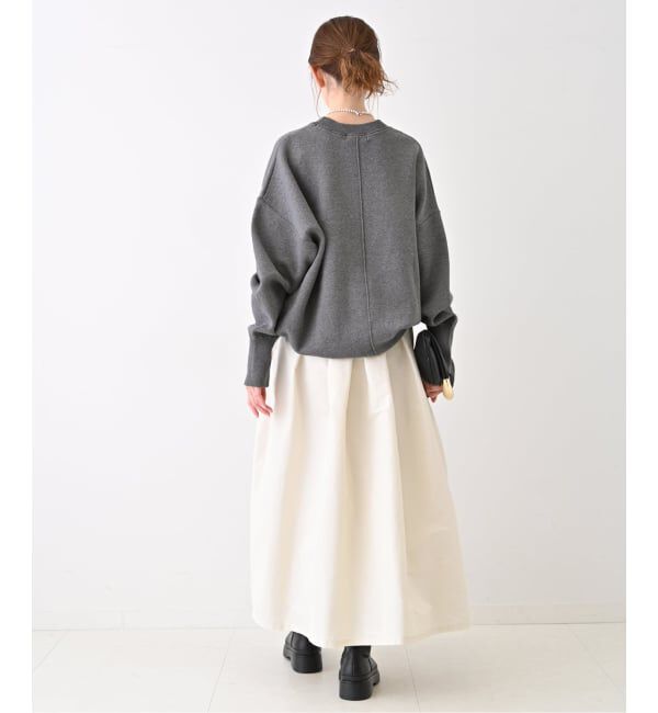 SLOBE IENA「《WEB限定/追加》オーバーサイズ スウェットライクニット」|ニット・セーター|