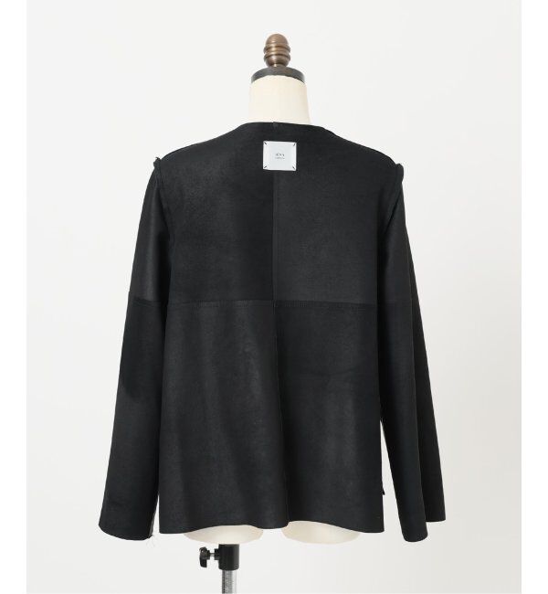 IENA LA BOUCLE「《追加》【WEB限定】IENA LA BOUCLE SHEEPレザージャケット」|ノーカラージャケット|