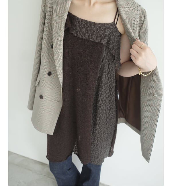 SLOBE IENA「tyn.TGOR/トゴール レースキャミソール TG5A-J0402」|キャミソール|