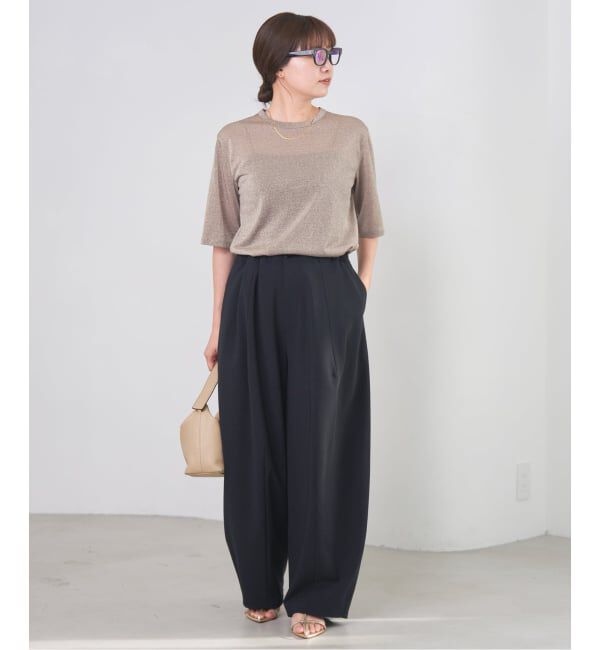 IENA「《追加》ラメ Tシャツ」|Tシャツ・カットソー|