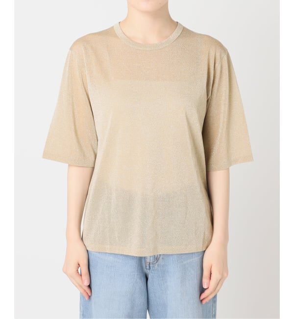 IENA「《追加》ラメ Tシャツ」|Tシャツ・カットソー|