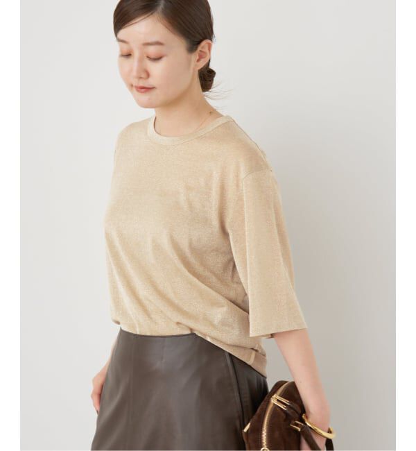 IENA「《追加》ラメ Tシャツ」|Tシャツ・カットソー|