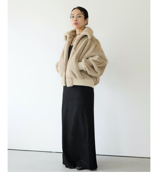 IENA LA BOUCLE「IENA LA BOUCLE ウールサキソニーIラインスカート」|スカート|