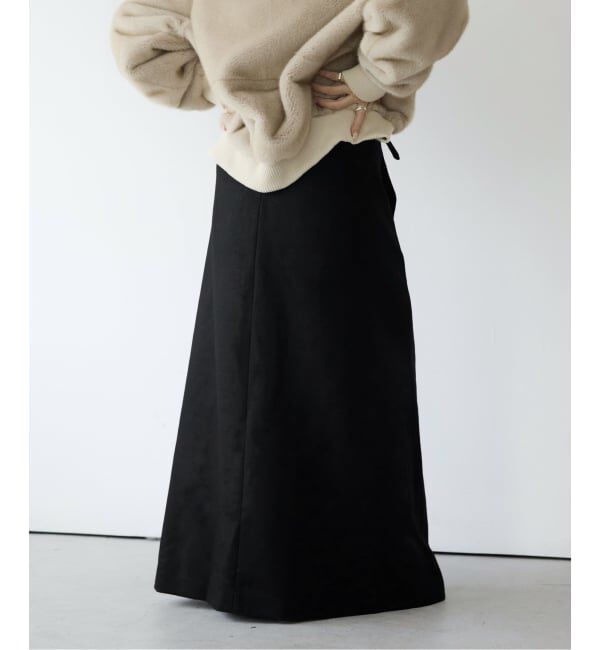 IENA LA BOUCLE「IENA LA BOUCLE ウールサキソニーIラインスカート」|スカート|