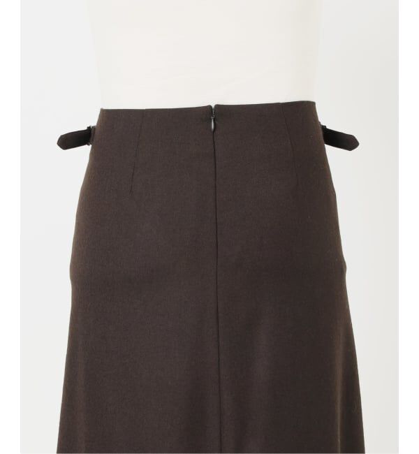 IENA LA BOUCLE「IENA LA BOUCLE ウールサキソニーIラインスカート」|スカート|