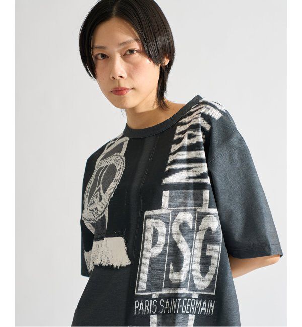 Paris Saint-Germain「【PSG / パリ・サン＝ジェルマン】 JP Vintage Scarf Printed uniform-lik」|Tシャツ・カットソー|
