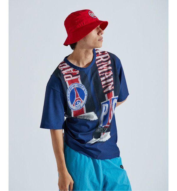 Paris Saint-Germain「【PSG / パリ・サン＝ジェルマン】 JP Vintage Scarf Printed uniform-lik」|Tシャツ・カットソー|