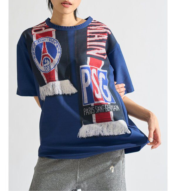 Paris Saint-Germain「【PSG / パリ・サン＝ジェルマン】 JP Vintage Scarf Printed uniform-lik」|Tシャツ・カットソー|