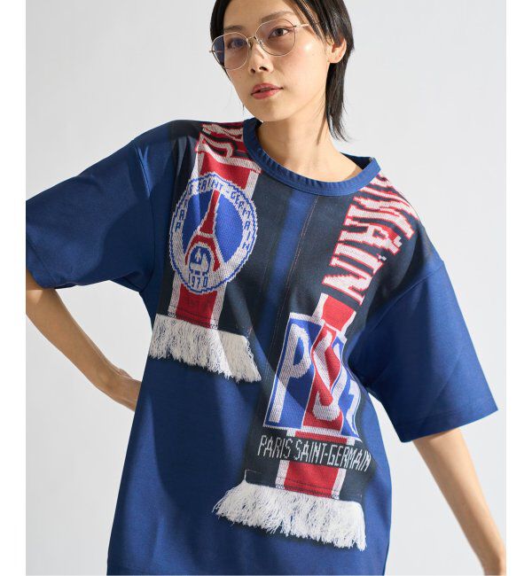 Paris Saint-Germain「【PSG / パリ・サン＝ジェルマン】 JP Vintage Scarf Printed uniform-lik」|Tシャツ・カットソー|
