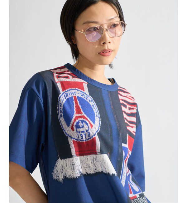Paris Saint-Germain「【PSG / パリ・サン＝ジェルマン】 JP Vintage Scarf Printed uniform-lik」|Tシャツ・カットソー|