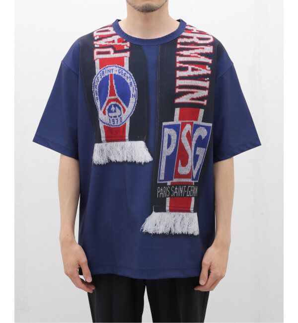 Paris Saint-Germain「【PSG / パリ・サン＝ジェルマン】 JP Vintage Scarf Printed uniform-lik」|Tシャツ・カットソー|