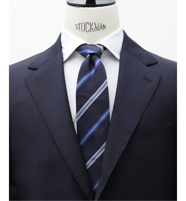 EDIFICE「Holliday & Brown(ホリデー & ブラウン) Ex.ジャカードストライプ W6155/Q5363/W6257」|ネクタイ・蝶ネクタイ|ネイビー C