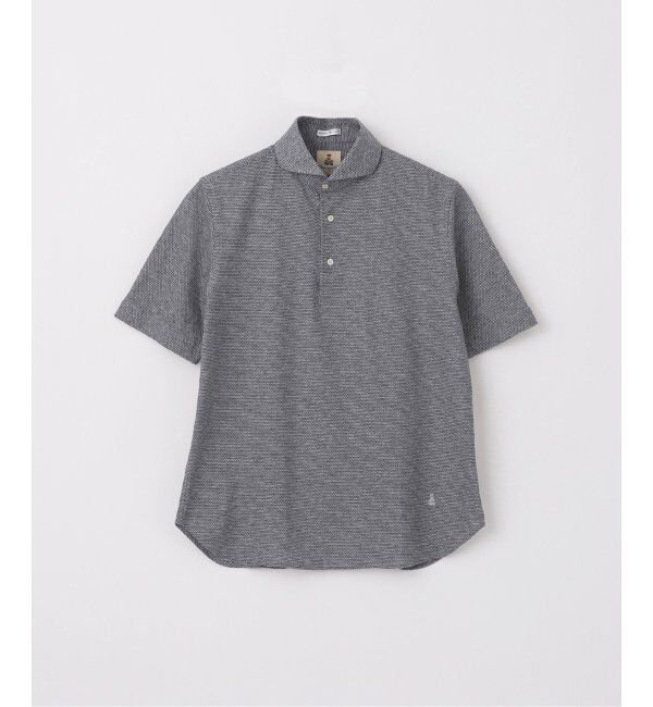 EDIFICE「GUY ROVER (ギローバー) 別注 ジャージーカッタウェイポロシャツ」|ポロシャツ|ネイビー