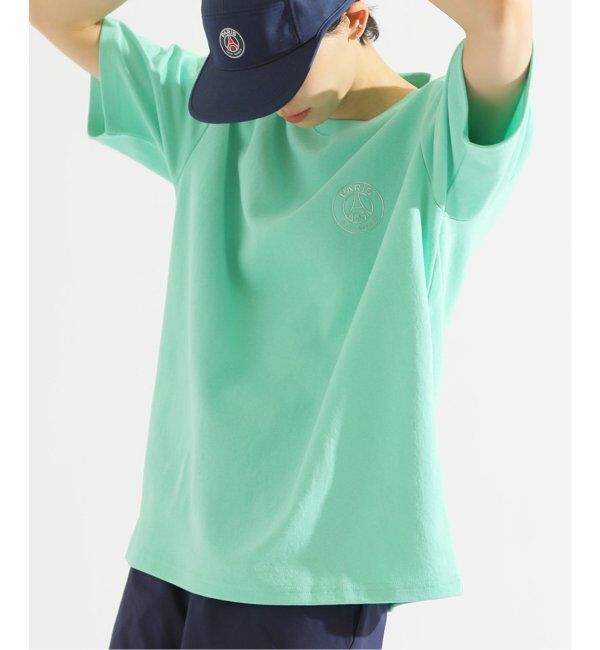Paris Saint-Germain「【Paris Saint-Germain / パリ・サン＝ジェルマン】 METALIC LOGO T-SH」|Tシャツ・カットソー|グリーン