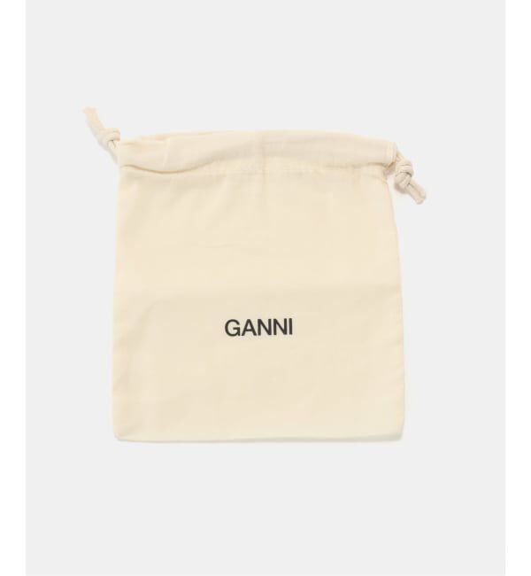 PULP「GANNI / ガニー Ganni Bou Card Holder Grained」|名刺入れ・カードケース|