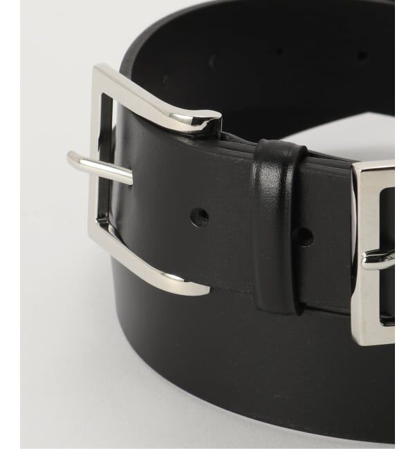 PULP「【Geek Office / ギークオフィス】LCDC TM / DOUBLE BUCKLE LEATHER BELT」|ベルト|