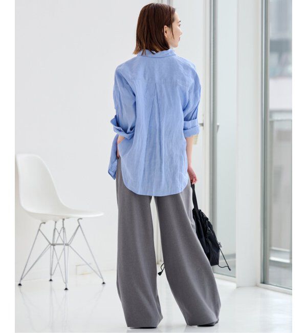 JOURNAL STANDARD relume「手洗い可 / カラーリネンオーバーサイズシャツ」|シャツ・ブラウス|