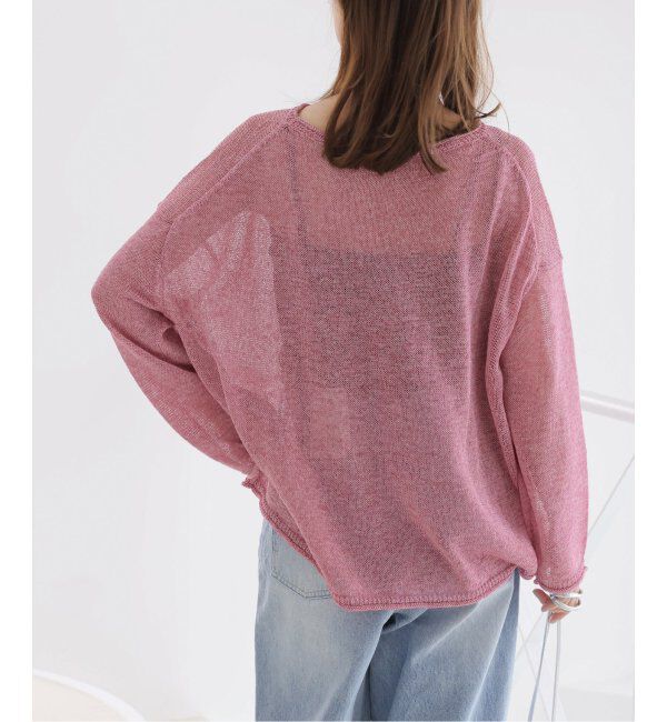 JOURNAL STANDARD relume「《追加》PEリネンルーズプルオーバー」|ニット・セーター|