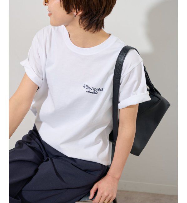 JOURNAL STANDARD relume「《WEB限定》エンブロイダリーロゴモチーフT」|Tシャツ・カットソー|ホワイト