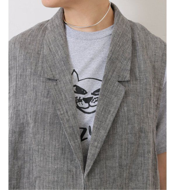 journal standard luxe「リネンヘリン ガウンベスト」|ダウンベスト・ベスト|