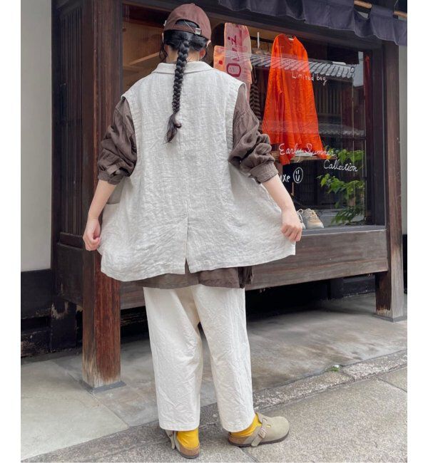 journal standard luxe「リネンヘリン ガウンベスト」|ダウンベスト・ベスト|