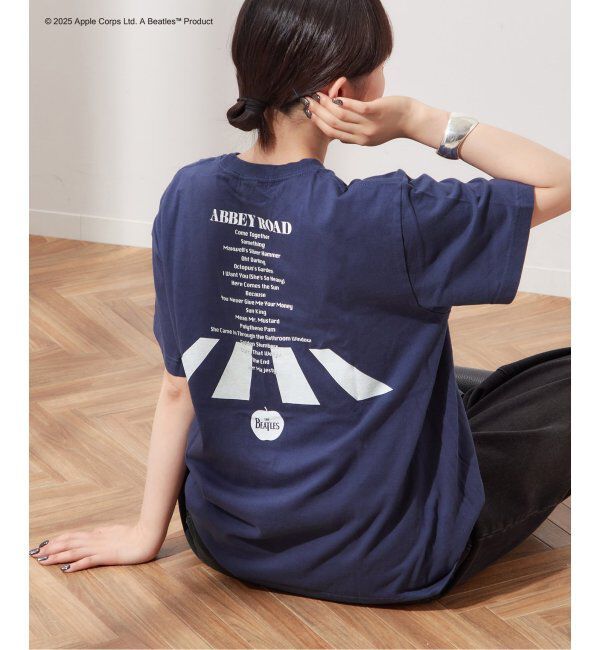 journal standard L'essage「【GOOD ROCK SPEED / グッドロックスピード】THE BEATLES T：Tシャツ」|Tシャツ・カットソー|ネイビー