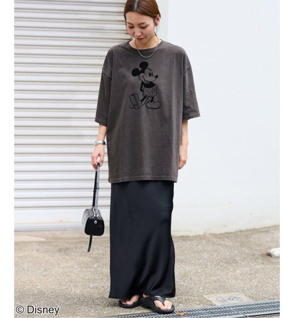 JOURNAL STANDARD relume「【GOOD ROCK SPEED】＜MICKEY MOUSE＞フロッキープリントTシャツ」|Tシャツ・カットソー|