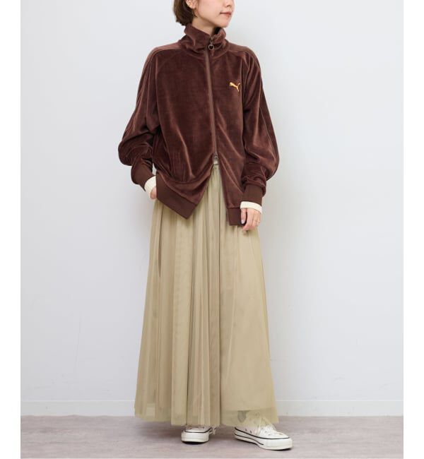 JOURNAL STANDARD relume「《WEB限定追加》［新色］ウォッシャブルチュールイージースカート」|スカート|