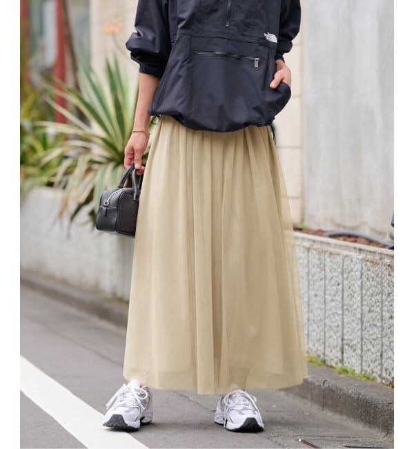 JOURNAL STANDARD relume「《WEB限定追加》［新色］ウォッシャブルチュールイージースカート」|スカート|