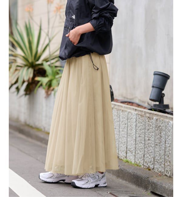 JOURNAL STANDARD relume「《WEB限定追加》［新色］ウォッシャブルチュールイージースカート」|スカート|