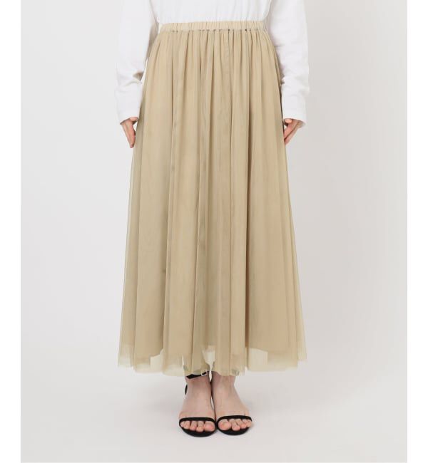 JOURNAL STANDARD relume「《WEB限定追加》［新色］ウォッシャブルチュールイージースカート」|スカート|