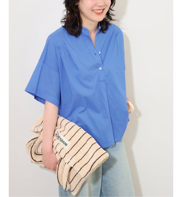 JOURNAL STANDARD relume「コットンボイルタックワイドプルオーバー」|シャツ・ブラウス|ブルー A