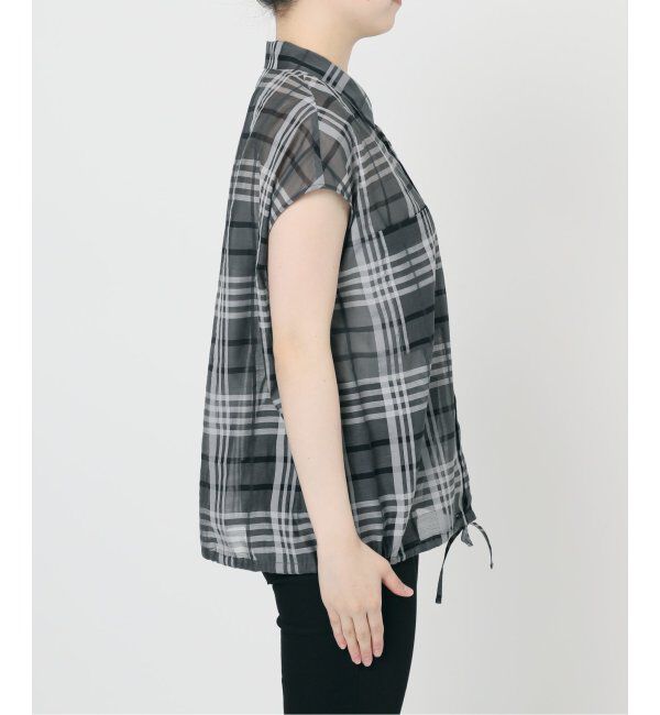 JOURNAL STANDARD「シアードビーチェックフレンチスリーブシャツ」|シャツ・ブラウス|