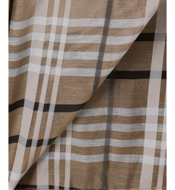 JOURNAL STANDARD「シアードビーチェックフレンチスリーブシャツ」|シャツ・ブラウス|