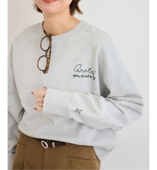 JOURNAL STANDARD relume「刺繍ロゴスウェット」|スウェット・ジャージ|グレー