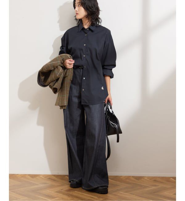 journal standard L'essage「刺しゅうストライプ/無地デザインシャツ」|シャツ・ブラウス|