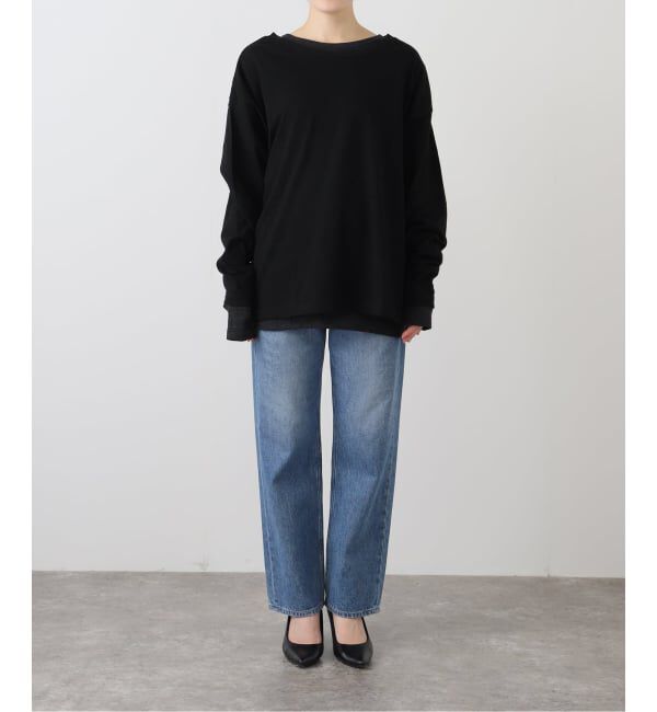 journal standard L'essage「【INSCRIRE /アンスクリア】Plating Rib Layered Tee：カットソー」|Tシャツ・カットソー|