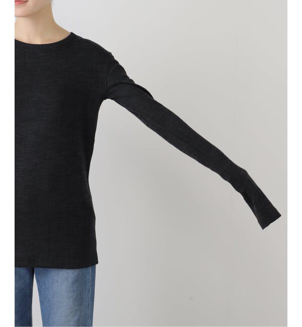 journal standard L'essage「【INSCRIRE /アンスクリア】Plating Rib Layered Tee：カットソー」|Tシャツ・カットソー|